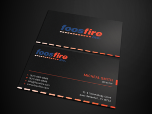 Diseño de Tarjeta de Presentación por Tripti Ranjan Gain para Foos Fire, Inc. | Diseño: #20924452