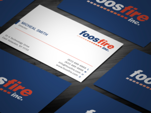 Diseño de Tarjeta de Presentación por Tripti Ranjan Gain para Foos Fire, Inc. | Diseño: #20924458