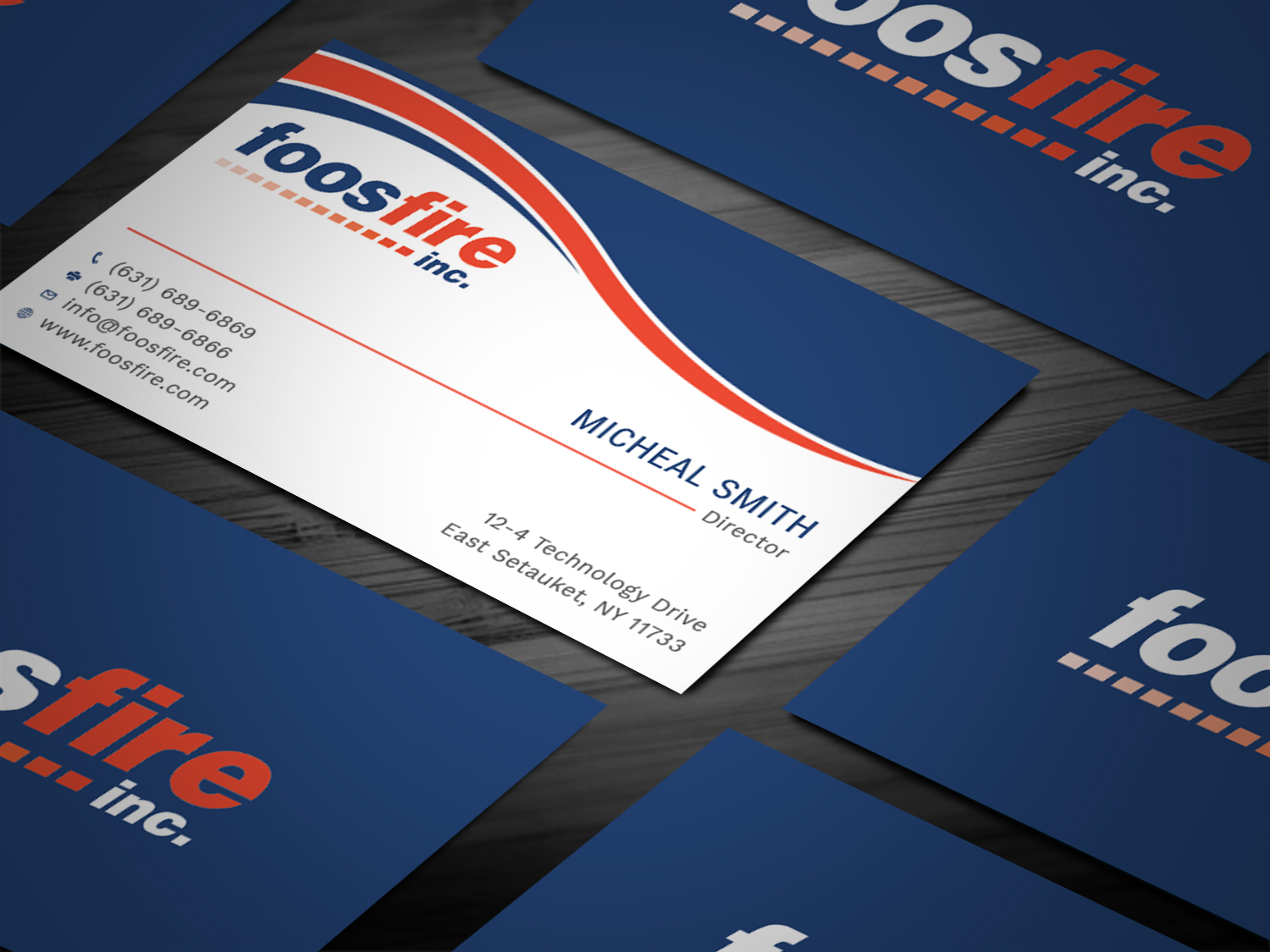 Diseño de Tarjeta de Presentación por Tripti Ranjan Gain para Foos Fire, Inc. | Diseño #20924460