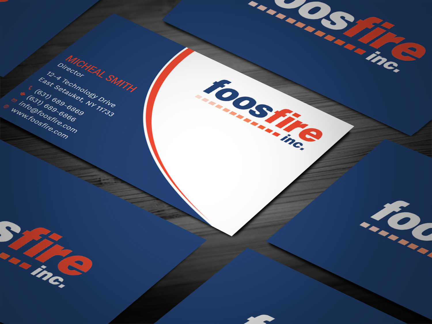 Diseño de Tarjeta de Presentación por Tripti Ranjan Gain para Foos Fire, Inc. | Diseño #20924461