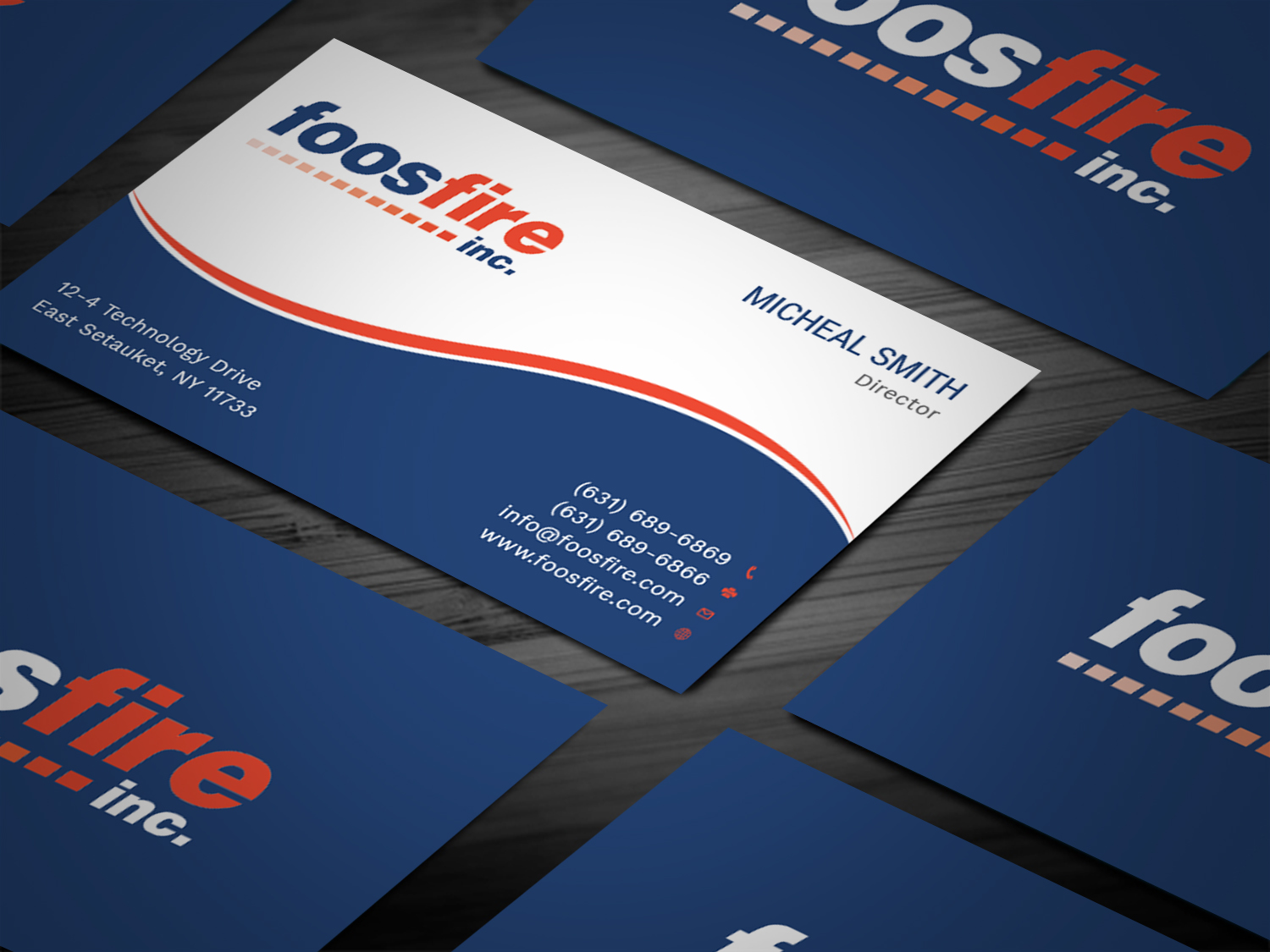 Diseño de Tarjeta de Presentación por Tripti Ranjan Gain para Foos Fire, Inc. | Diseño #20924480