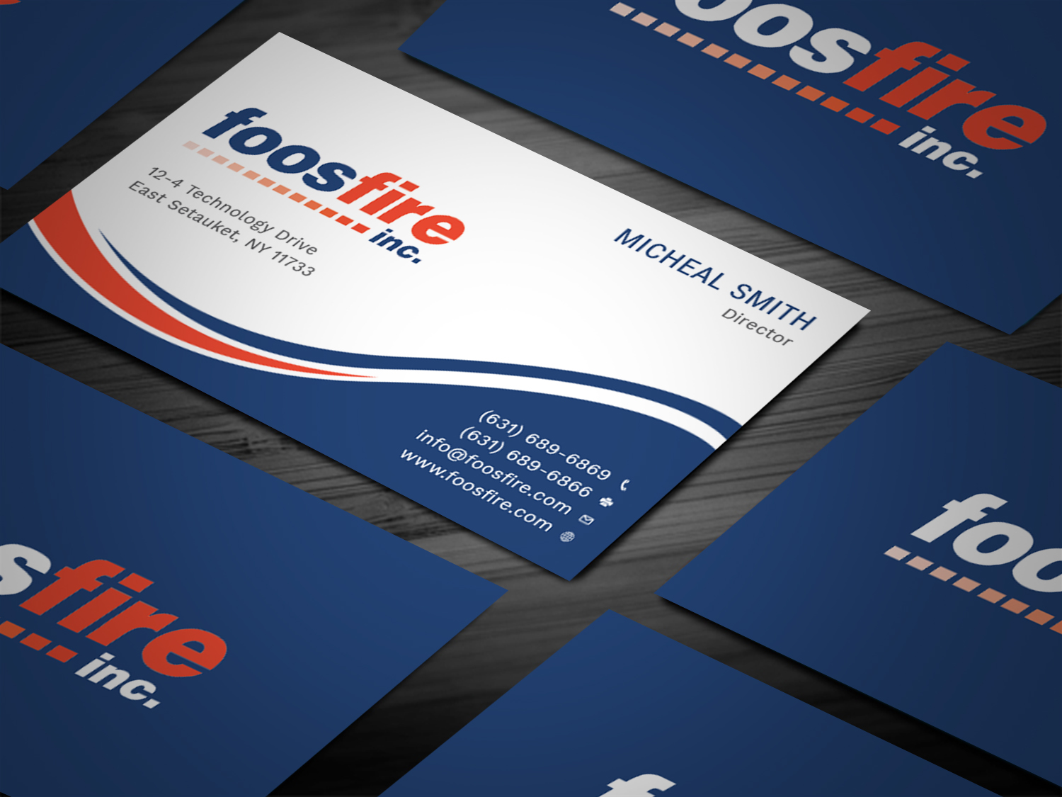 Diseño de Tarjeta de Presentación por Tripti Ranjan Gain para Foos Fire, Inc. | Diseño #20924481