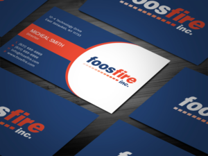 Diseño de Tarjeta de Presentación por Tripti Ranjan Gain para Foos Fire, Inc. | Diseño: #20924482