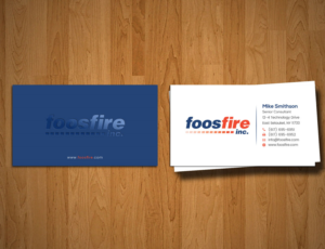 Business Card Design by alex_etel for Foos Fire, Inc. | Design: #20923544