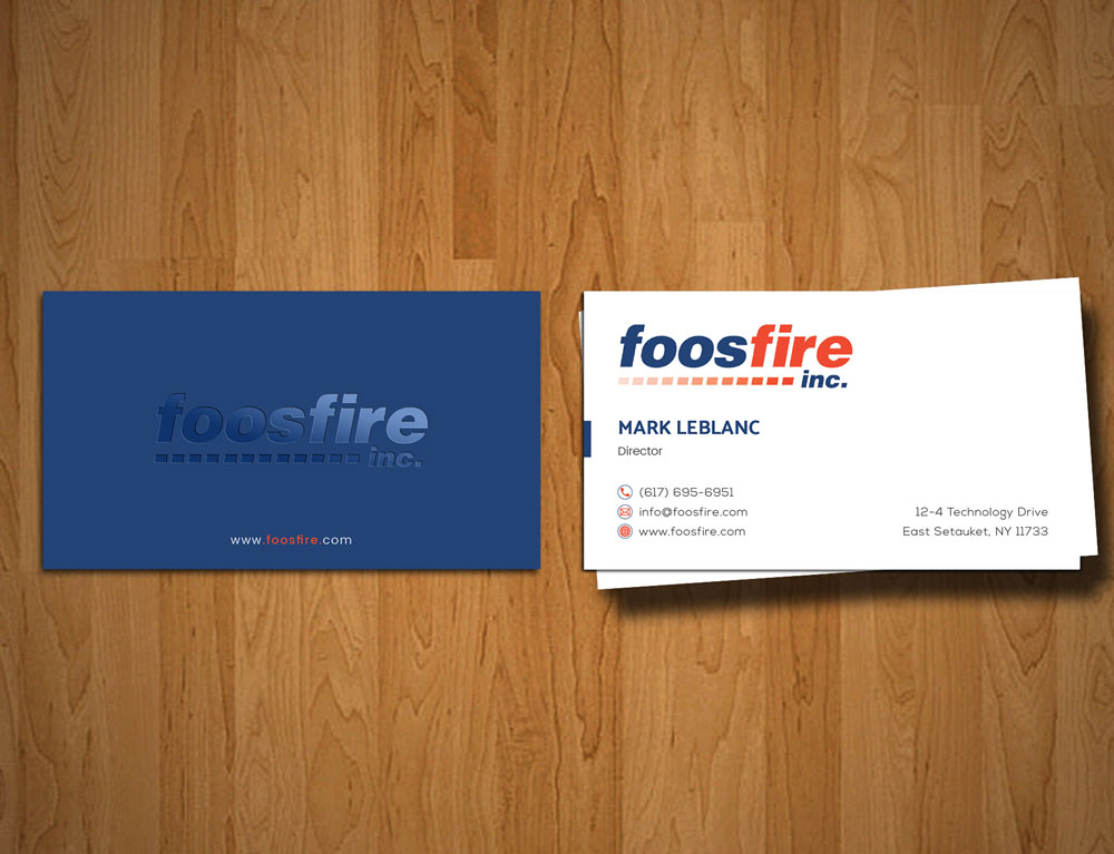 Design de Carte de Visite par alex_etel pour Foos Fire, Inc. | Design #20923605