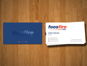 Design de Carte de Visite par alex_etel pour Foos Fire, Inc. | Design : #20923605