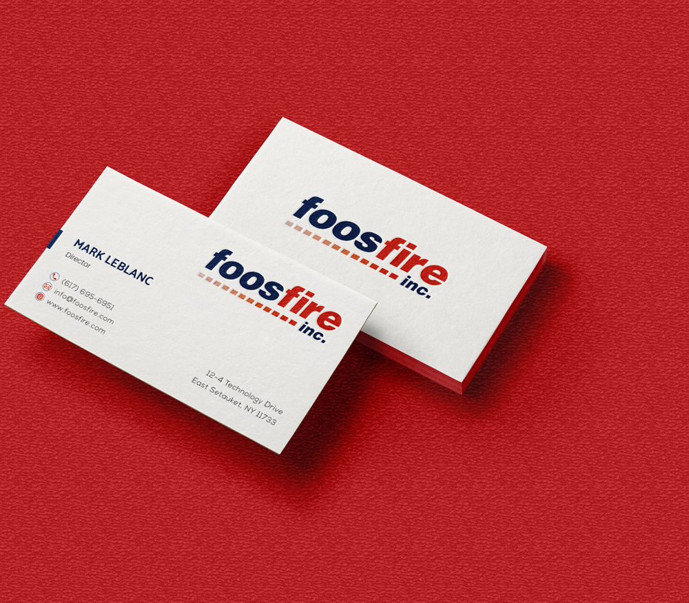Business Card Design by alex_etel for Foos Fire, Inc. | Design #20923606