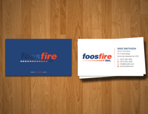 Business Card Design by alex_etel for Foos Fire, Inc. | Design: #20942439