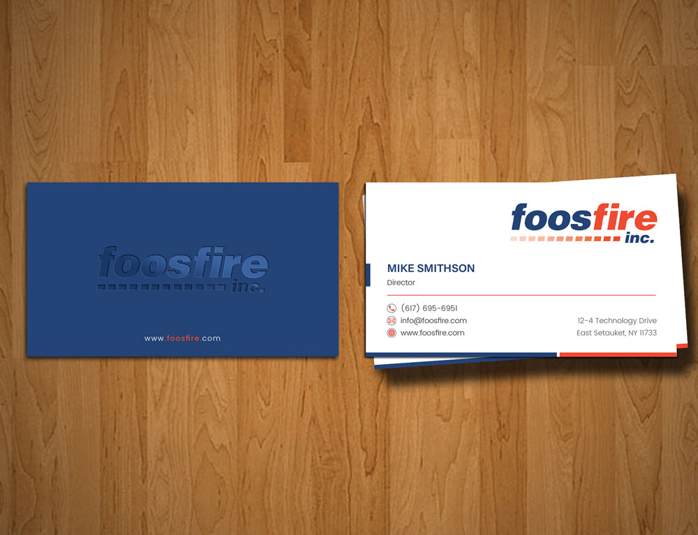 Business Card Design by alex_etel for Foos Fire, Inc. | Design #20942440