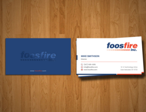 Business Card Design by alex_etel for Foos Fire, Inc. | Design: #20942440
