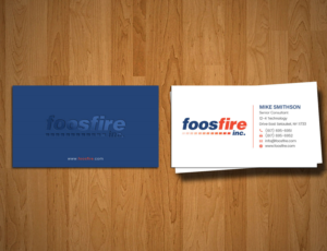 Business Card Design by alex_etel for Foos Fire, Inc. | Design: #20942441