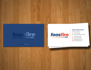 Business Card Design by alex_etel for Foos Fire, Inc. | Design: #20942442