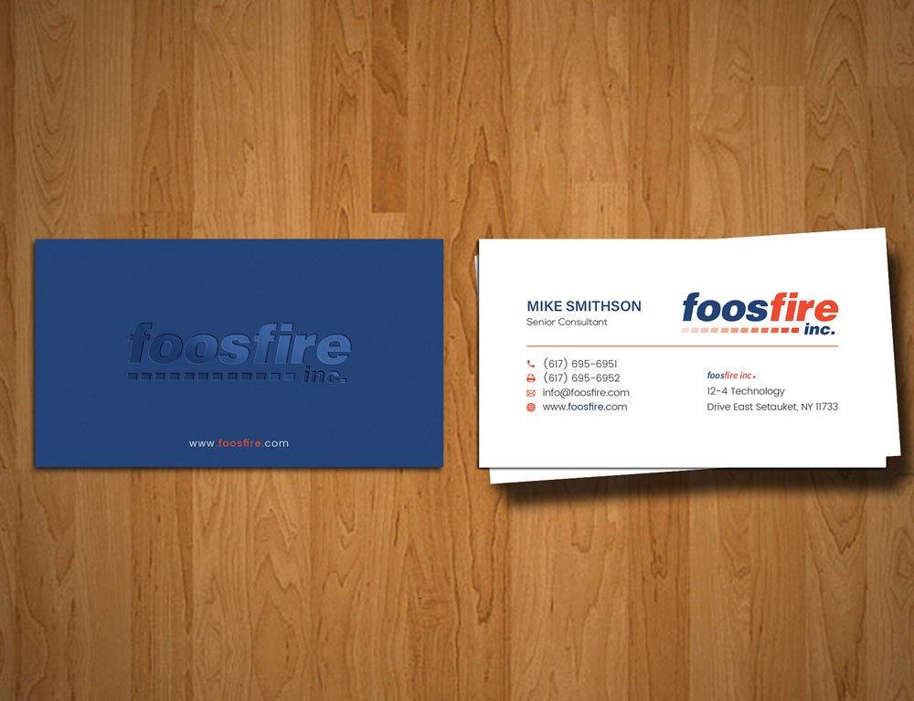 Business Card Design by alex_etel for Foos Fire, Inc. | Design #20942447