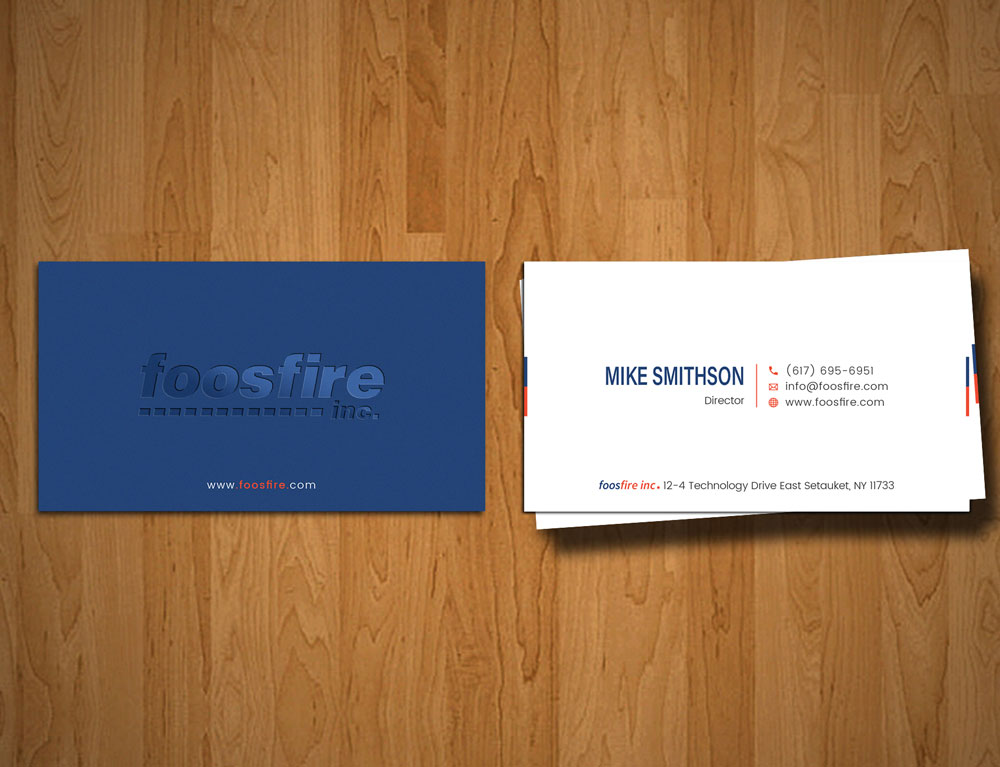 Business Card Design by alex_etel for Foos Fire, Inc. | Design #20942448
