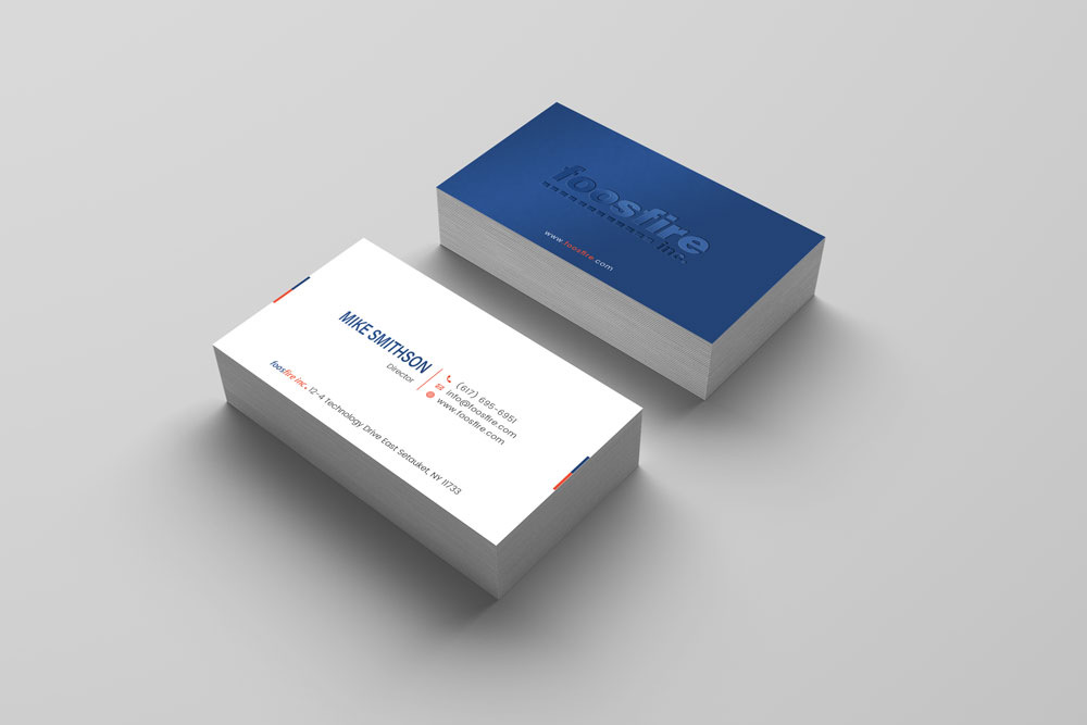 Business Card Design by alex_etel for Foos Fire, Inc. | Design #20942449