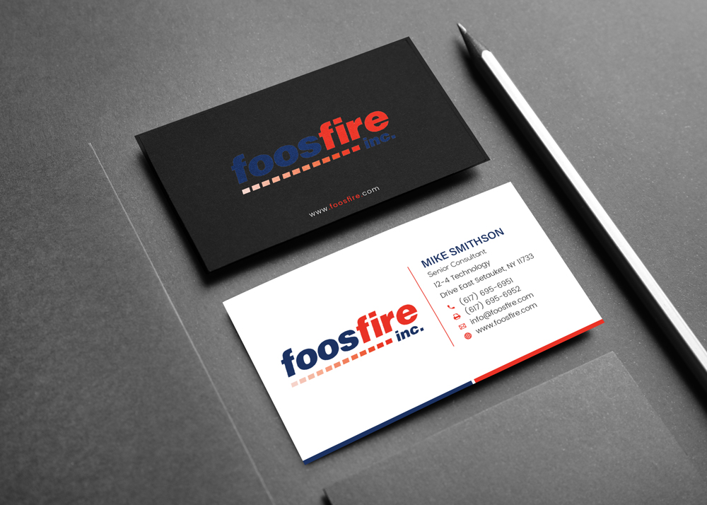 Business Card Design by alex_etel for Foos Fire, Inc. | Design #20942461