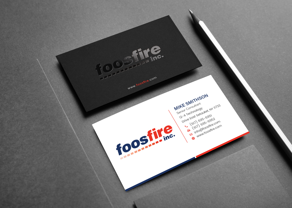 Business Card Design by alex_etel for Foos Fire, Inc. | Design #20942462