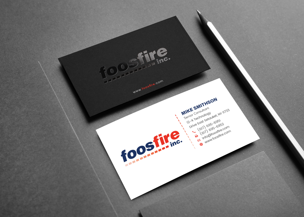 Business Card Design by alex_etel for Foos Fire, Inc. | Design #20942463