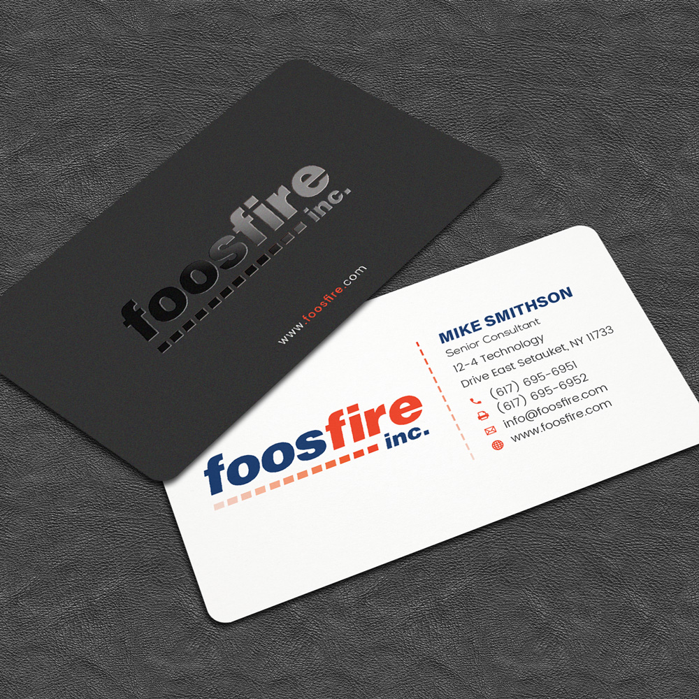 Business Card Design by alex_etel for Foos Fire, Inc. | Design #20942656
