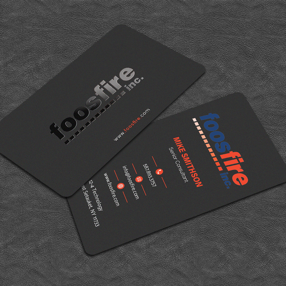Business Card Design by alex_etel for Foos Fire, Inc. | Design #20942821