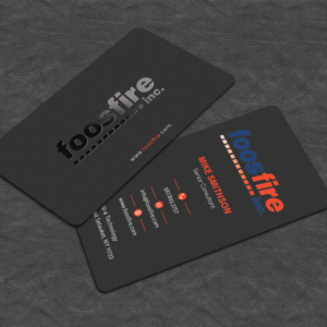 Business Card Design by alex_etel for Foos Fire, Inc. | Design: #20942821
