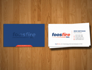 Business Card Design by alex_etel for Foos Fire, Inc. | Design: #20942866