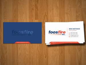 Business Card Design by alex_etel for Foos Fire, Inc. | Design: #20942894