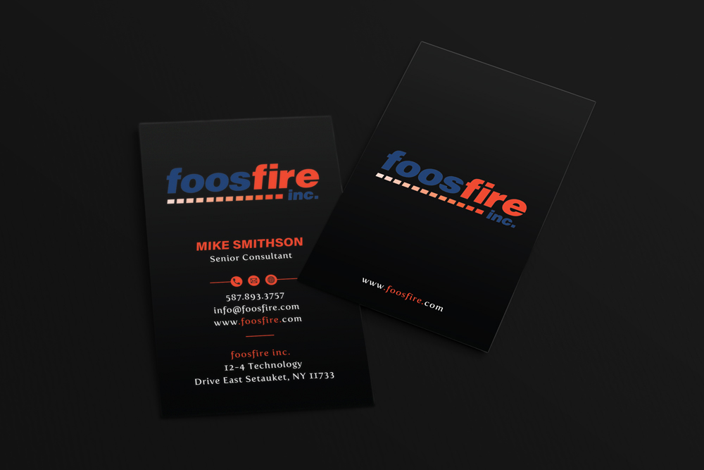 Business Card Design by alex_etel for Foos Fire, Inc. | Design #20944741
