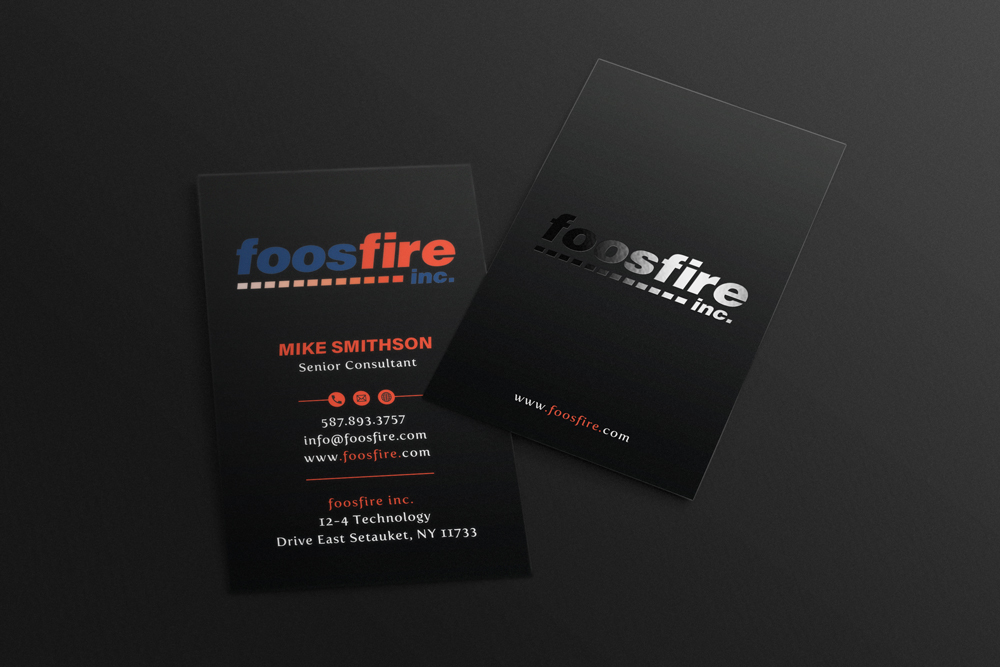 Business Card Design by alex_etel for Foos Fire, Inc. | Design #20944744