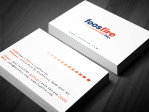 Business Card Design by Moumita_ for Foos Fire, Inc. | Design: #20933116