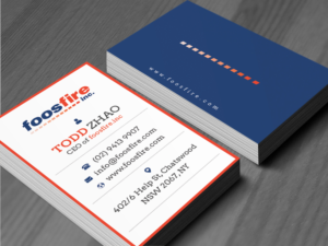 Foos Fire Company Business Cards | Business Card Design by Moumita_