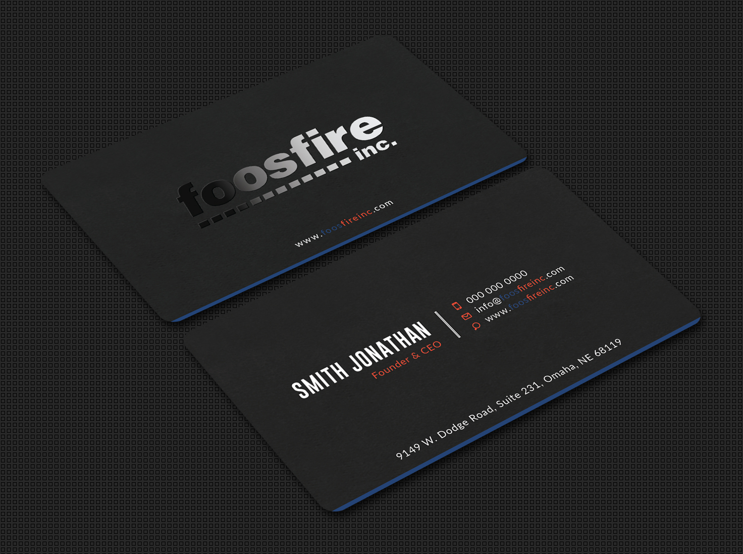 Visitenkarten-Design von Bold Pixels für Foos Fire, Inc. | Design #20925355