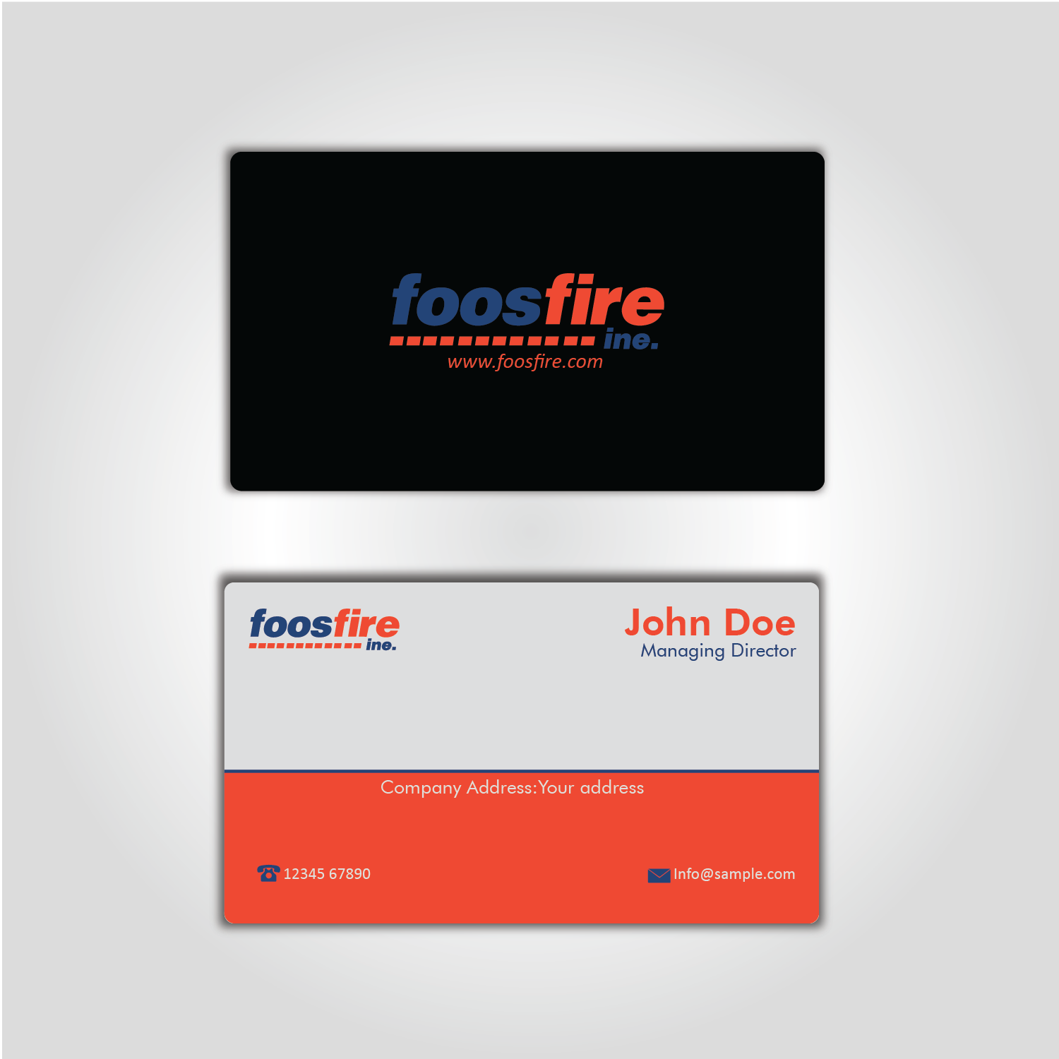 Business Card Design by mohammed0087 for Foos Fire, Inc. | Design #20970013