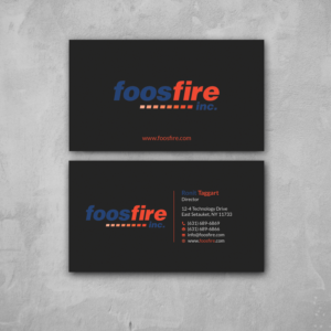 Business Card Design by Srabon55014 for Foos Fire, Inc. | Design: #20961984