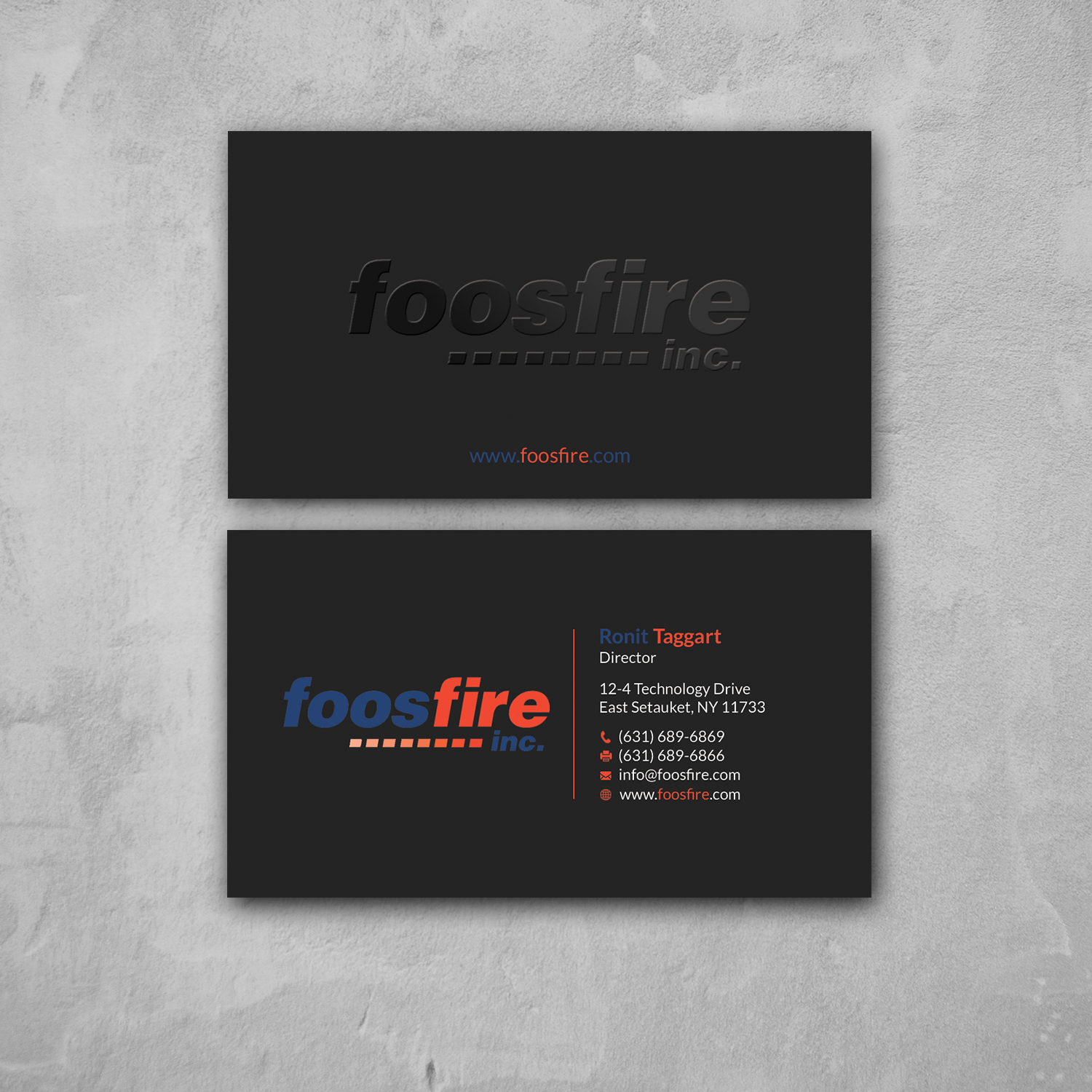 Business Card Design by Srabon55014 for Foos Fire, Inc. | Design #20962074