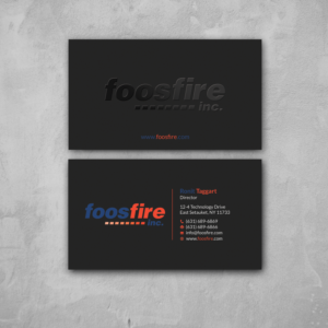 Business Card Design by Srabon55014 for Foos Fire, Inc. | Design: #20962074
