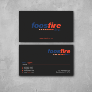 Business Card Design by Srabon55014 for Foos Fire, Inc. | Design: #20962140