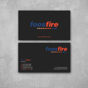 Business Card Design by Srabon55014 for Foos Fire, Inc. | Design: #20962310