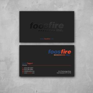 Business Card Design by Srabon55014 for Foos Fire, Inc. | Design: #20962430