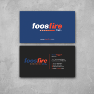 Business Card Design by Srabon55014 for Foos Fire, Inc. | Design: #20962556