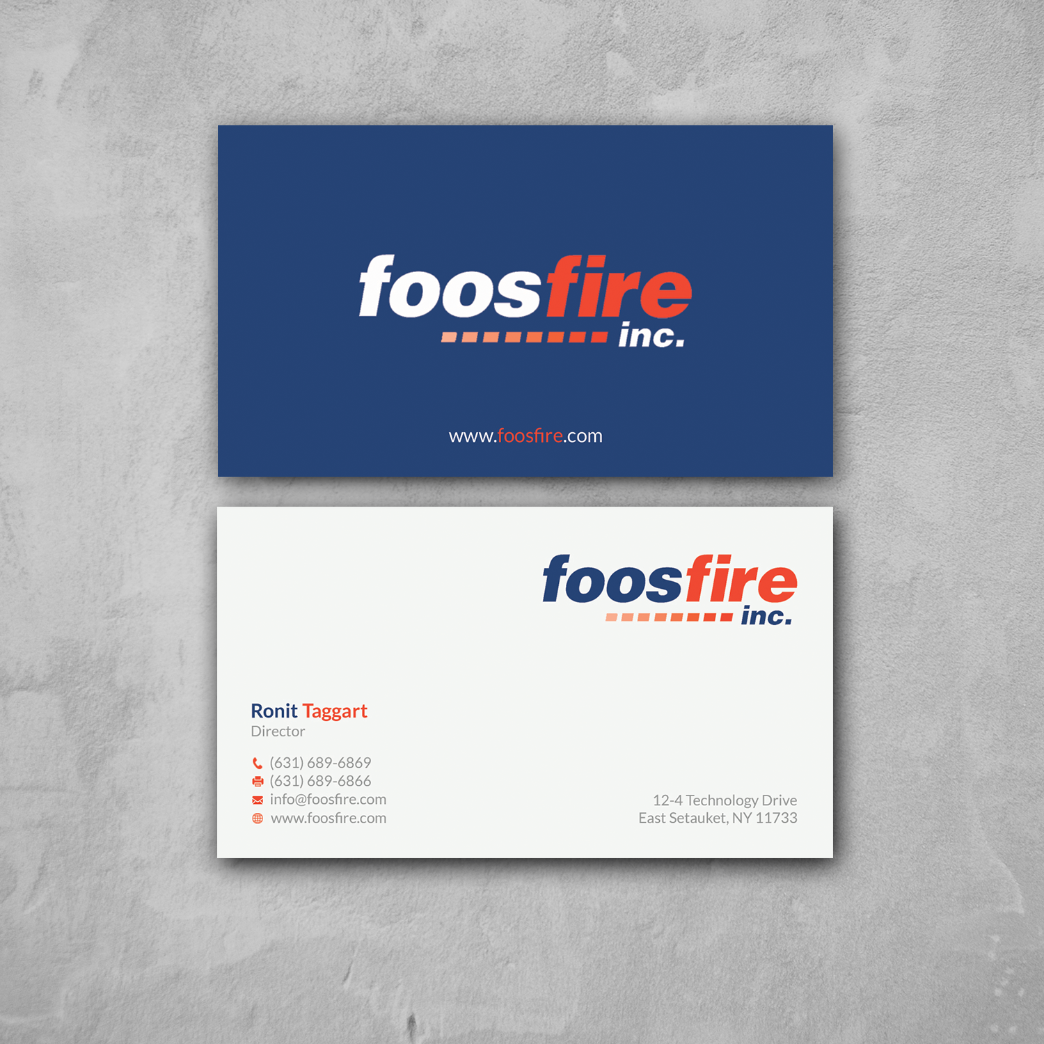 Business Card Design by Srabon55014 for Foos Fire, Inc. | Design #20962567