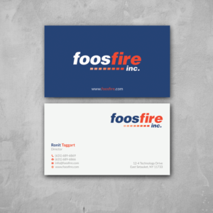 Business Card Design by Srabon55014 for Foos Fire, Inc. | Design: #20962567