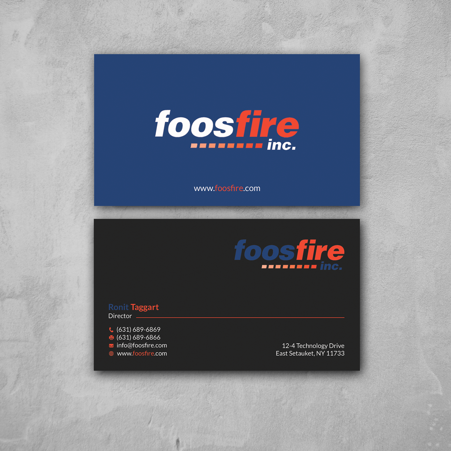 Business Card Design by Srabon55014 for Foos Fire, Inc. | Design #20962571