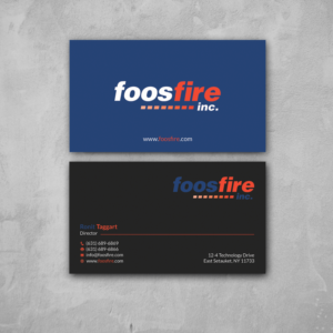 Business Card Design by Srabon55014 for Foos Fire, Inc. | Design: #20962571