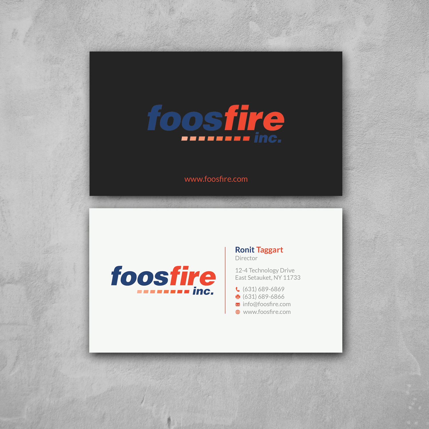 Business Card Design by Srabon55014 for Foos Fire, Inc. | Design #20962597