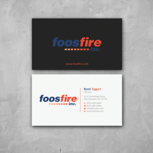 Business Card Design by Srabon55014 for Foos Fire, Inc. | Design: #20962597