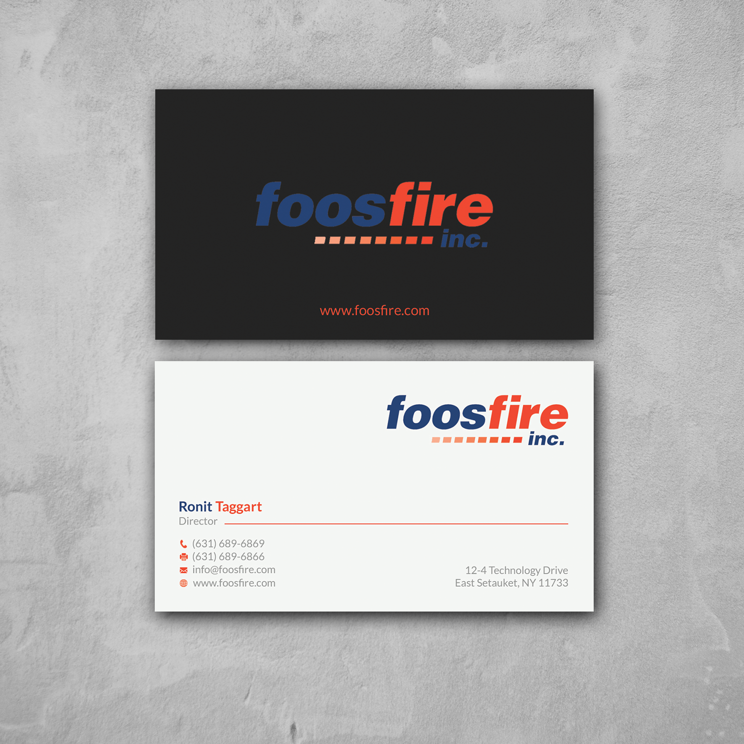 Business Card Design by Srabon55014 for Foos Fire, Inc. | Design #20962611