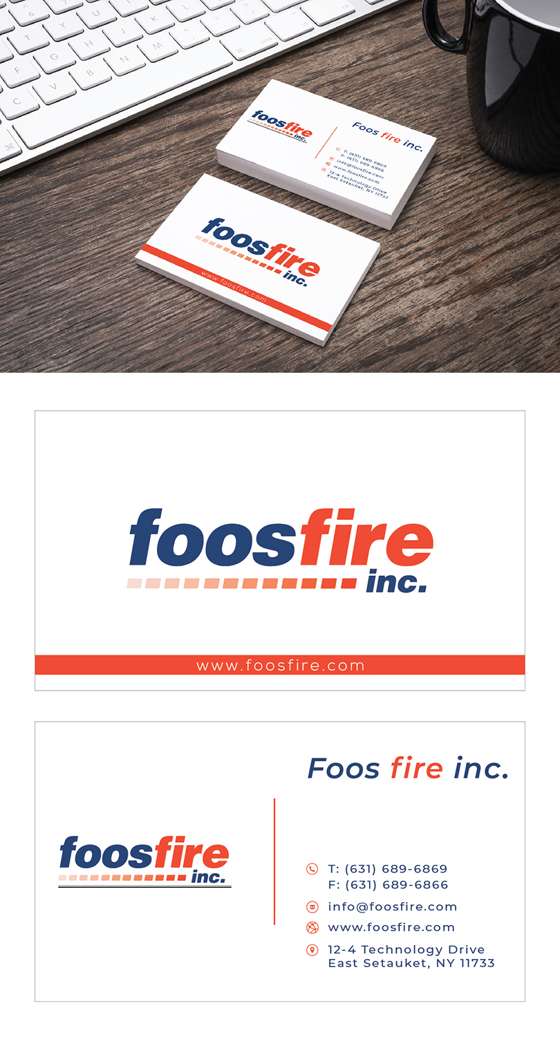 Design de Carte de Visite par PavanPrajapati pour Foos Fire, Inc. | Design #20937090