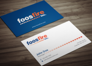 Visitenkarten-Design von haru_ichiban für Foos Fire, Inc. | Design #20928723