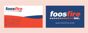 Business Card Design by eiffeatuoil for Foos Fire, Inc. | Design: #20934325